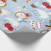 Papier Cadeau Motif d'Alice du pays des merveilles (Coin)