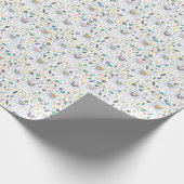 Papier Cadeau Motif d'alpaga de griffonnage (Coin)