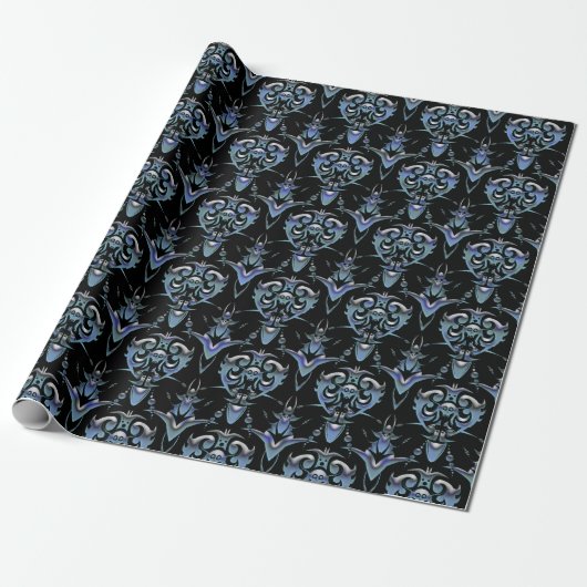 Papier Cadeau Motif damassé (Déroulé)