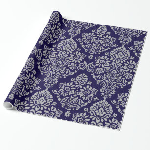 Papier Cadeau Motif damassé royal élégant