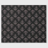 Papier Cadeau Motif damassé vintage (Plat)