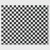 Papier Cadeau motif damier (Plat)