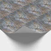 Papier Cadeau Motif d'anneau rustique (Coin)