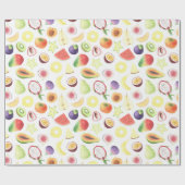 Papier Cadeau Motif d'aquarelle couleur rustique (Plat)