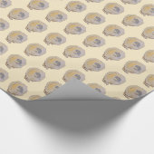 Papier Cadeau Motif d'aquarelle Golden Oyster (Coin)