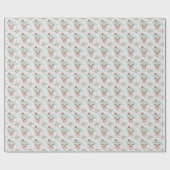 Papier Cadeau Motif d'aquarelle Ladybug Cute Baby Pastel (Plat)