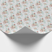 Papier Cadeau Motif d'aquarelle Ladybug Cute Baby Pastel (Coin)