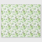 Papier Cadeau Motif d'aquarelle Whimsical (Plat)