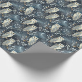 Papier Cadeau Motif d'aquarelle Whimsical Nightime (Coin)