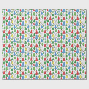 Papier Cadeau motif d'arbre