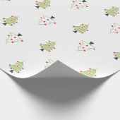 Papier Cadeau Motif d'arbre de Noël (Coin)