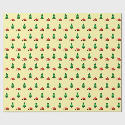 Papier Cadeau Motif d'arbre forestier - Confortable conception n (Plat)