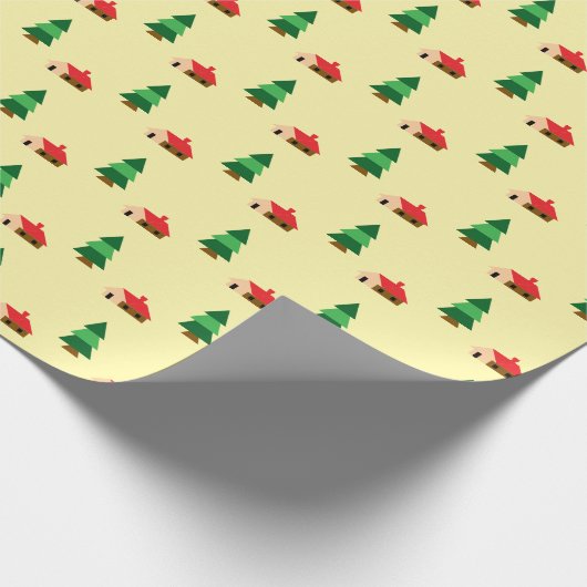 Papier Cadeau Motif d'arbre forestier - Confortable conception n (Coin)