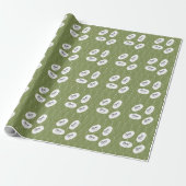 Papier Cadeau Motif d'arbre simple moderne (Déroulé)