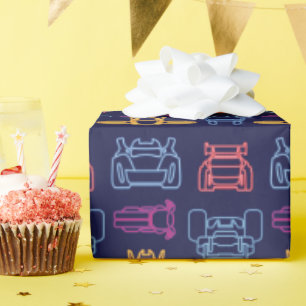 Papier Cadeau Motif d'arrière-plan Batwheel™ Neon