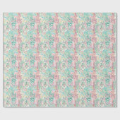Papier Cadeau Motif d'art de Tiger couleur Pastel (Plat)