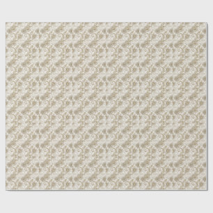Papier Cadeau Motif d'art floral paisley de luxe élégant