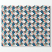 Papier Cadeau Motif d'art moderne Abstrait Hip géométrique mosaï (Plat)