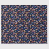 Papier Cadeau Motif d'art populaire (Plat)