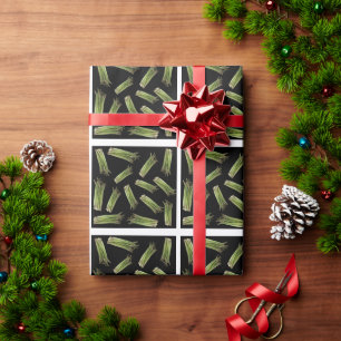 Papier Cadeau Motif d'asperges
