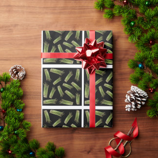 Papier Cadeau Motif d'asperges