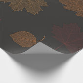 Papier Cadeau Motif d'automne (Coin)