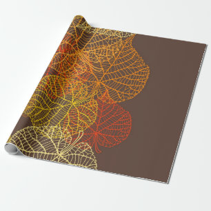 Papier Cadeau Motif d'automne