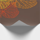 Papier Cadeau Motif d'automne (Coin)