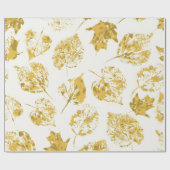 Papier Cadeau Motif d'automne (Plat)