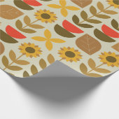 Papier Cadeau Motif d'automne (Coin)