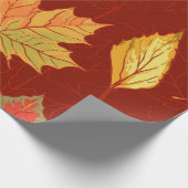 Papier Cadeau Motif d'automne (Coin)