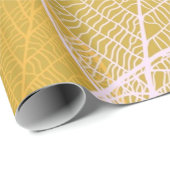 Papier Cadeau Motif d'automne (Coin rond)