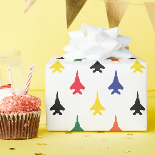 Papier Cadeau Motif d'avion F-15E Colours de l'escadron (Fête d'anniversaire)