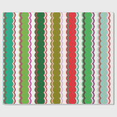 Papier Cadeau Motif de à bascule rose et vert (Plat)