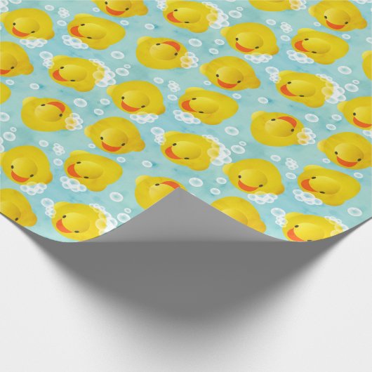 Papier Cadeau Motif de bain canards en caoutchouc (Coin)
