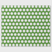 Papier Cadeau Motif de balle de golf (Plat)
