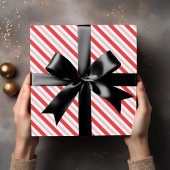 Papier Cadeau Motif de bande sucre de canne