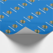 Papier Cadeau Motif De Bannière De L'Oklahoma (Coin)