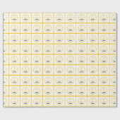 Papier Cadeau Motif De Bannière De Rhode Island (Plat)