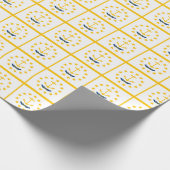 Papier Cadeau Motif De Bannière De Rhode Island (Coin)