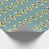 Papier Cadeau Motif De Bannière Du Delaware (Coin)