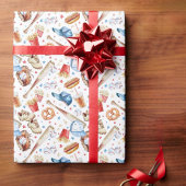 Papier Cadeau Motif de baseball Anniversaire Papier