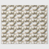 Papier Cadeau Motif de baseball toutes les occasions (Plat)