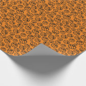 Papier Cadeau Motif de basket-ball Orange (Coin)