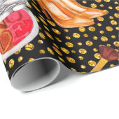 Papier Cadeau Motif de beauté Lux Life (Coin rond)