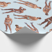 Papier Cadeau Motif de beaux gosses (Coin)