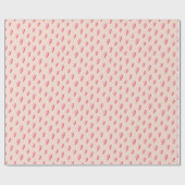 Papier Cadeau Motif de boulon de foudre rose (Plat)