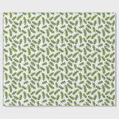 Papier Cadeau Motif de branche persistante (Plat)