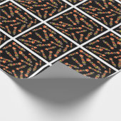 Papier Cadeau Motif de brochettes de viande (Coin)