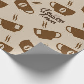 Papier Cadeau Motif de café (Coin)